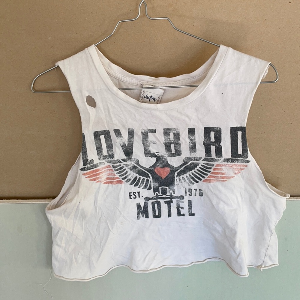 Graphic crop top